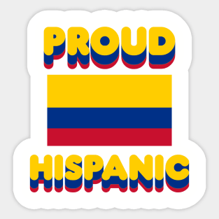 Proud Hispanic Sticker